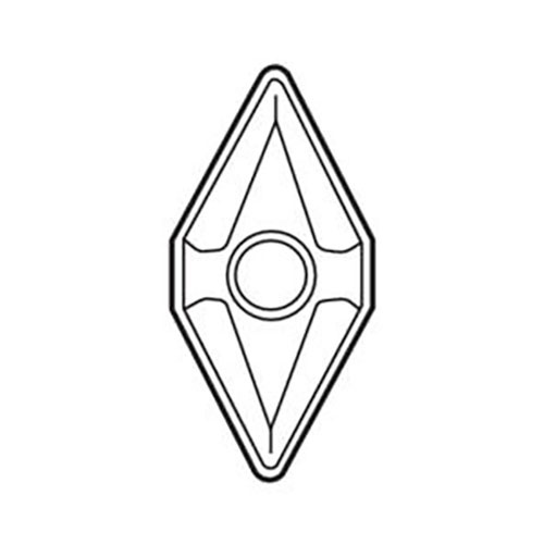 Seco Turning Insert D Shape Code 4.76 x 0.8 x 12.7mm G Insert Type - MR3 Grade TS2000 ± 0.13/± 0.05mm Tolerance DNMG150408-MR3,TS2000 - Pack of 10
