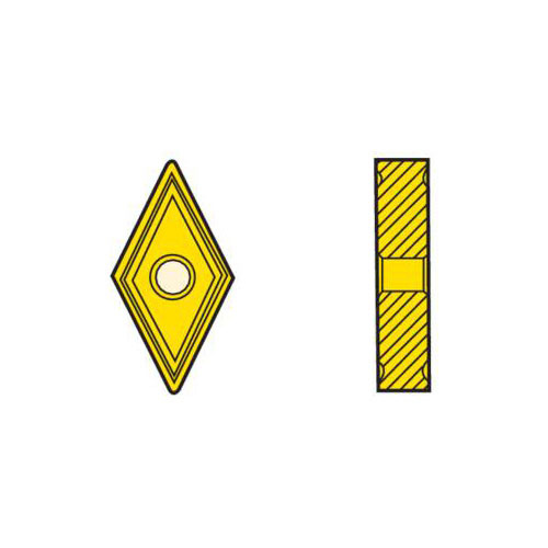 Seco Turning Insert D Shape Code 4.76 x 0.8 x 12.7mm G Insert Type - M1 Grade TS2000 ± 0.13/± 0.025mm Tolerance DNGG150408-M1,TS2000 - Pack of 10