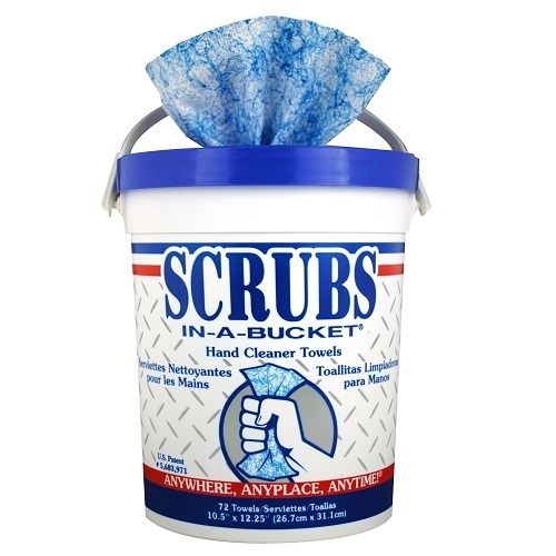 Scrubs Hand Cleaner Towel - 72 Wipes