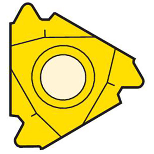 Seco External Snap-Tap® Thread Turning Insert 6.15 x 27mm Right 4-4 TPI CP500 API 384 Thread 27ER4API384,CP500 Pack of 2