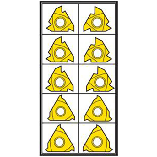 Seco External Snap-Tap® Thread Turning Insert 16mm CP500 V Profile 55° Thread 16V55,CP500