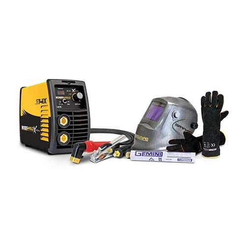 Bossweld ST 141X Inverter 10 Amp MMA TIG Welder Bundle 240 Volt