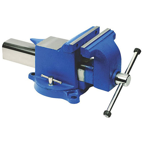 AuzGrip® 100mm Swivel Base Steel Bench Vice