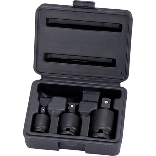 AuzGrip® 1/4", 3/8" and 1/2" Impact Universal Joint Set, 3 Pieces