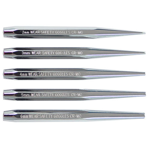 AuzGrip® Starter Drift Punch Set, 5 Pieces