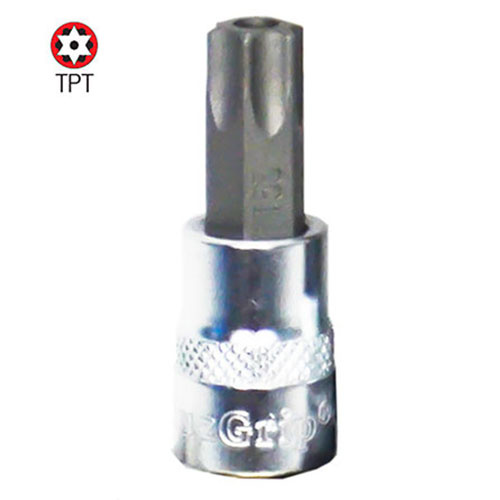 AuzGrip® 1/4" Square Drive T7 x 37mm Tamperproof Torx Bit Socket