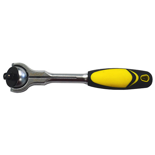 AuzGrip® 1/4" Square Drive 150mm Swivel Head Ratchet Handle 72 Teeth