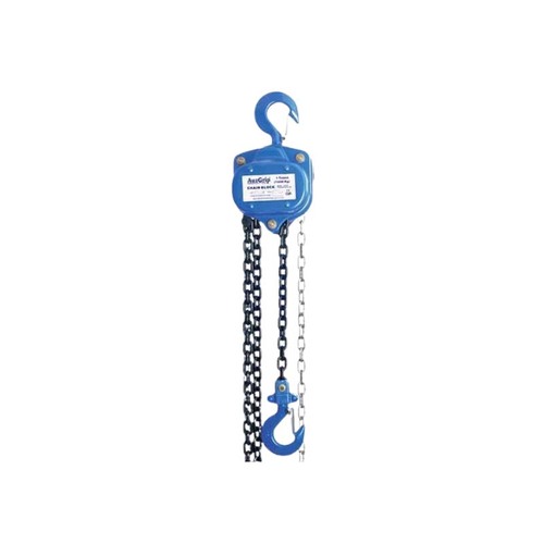 AuzGrip 1Tonne (1,000kg) Capacity 3m Long Industrial Chain Block