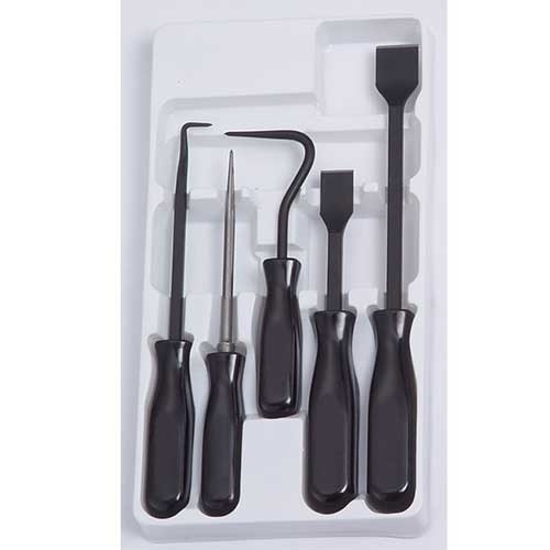 AuzGrip® Multipurpose Pick, Hook and Scraper Set, 5 Pieces