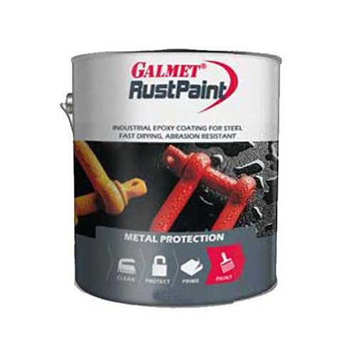 Galmet® Rust Paint Epoxy 1L, Black High Gloss