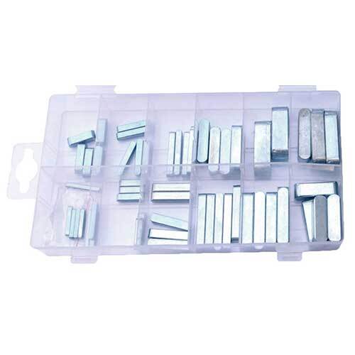 Grip® Key Stock Assortment Metric Set, 60 Pieces