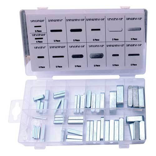 Grip® Key Stock Assortment Imperial Set, 60 Pieces