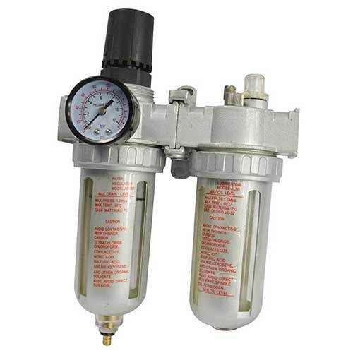 Grip® 115mm Air Filter Regulator and Lubricator 150 PSI