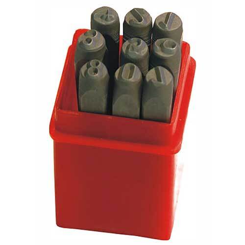Grip® 1/8'' Number Punch Set - 9 Pieces