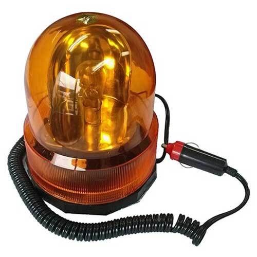 Grip® Revolving Amber Light 120mm Magnetic Base Diameter, 12V
