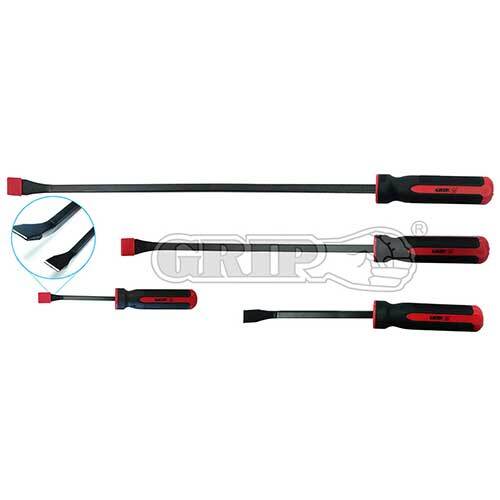 Grip® Heavy Duty Pry Bar Set, 4 Pieces