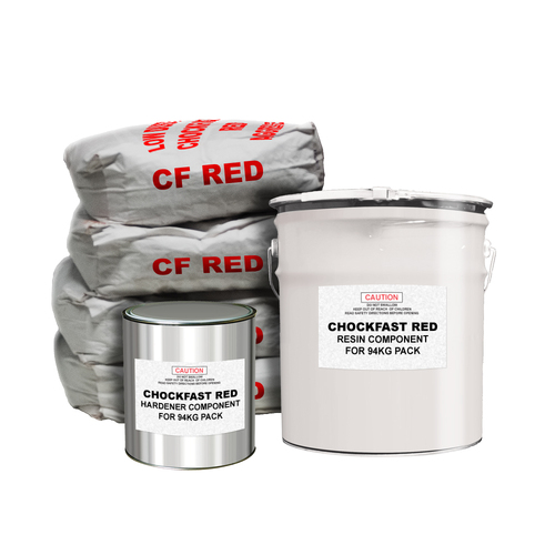 Epirez Chockfast Red - Deep Pour Epoxy Grouting Compound 94kg