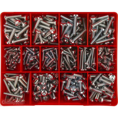 Champion CA1772 Pan Head Torx Machine Screw Assortment Kit, 365 Pieces
