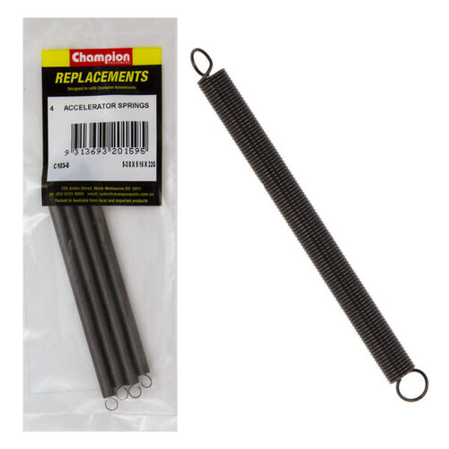 Champion C103-6 Accelerator Spring 5-3/8 x 5/16" - 4/Pack