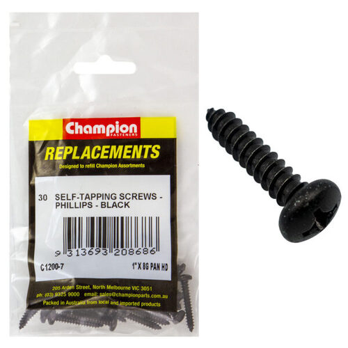 Champion C1200-7 Pan Head Self Tapping Screw 4.2 x 25mm - 30/Pack
