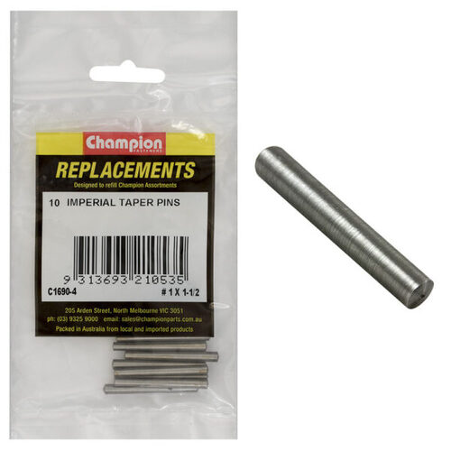 Champion C1690-4 #1 X 1-1/2" Taper Pin - 10/Pack