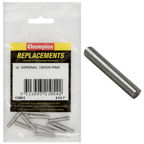 Champion C1690-5 #2 X 1" Taper Pin - 10/Pack