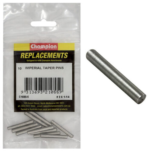 Champion C1690-6 #2 X 1-1/4" Taper Pin - 10/Pack