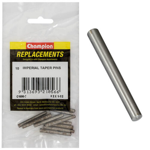 Champion C1690-7 #2 X 1-1/2" Taper Pin - 10/Pack