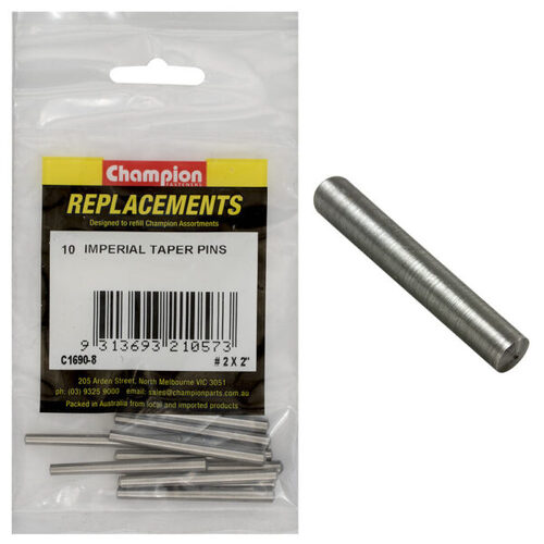 Champion C1690-8 #2 X 2" Taper Pin - 10/Pack