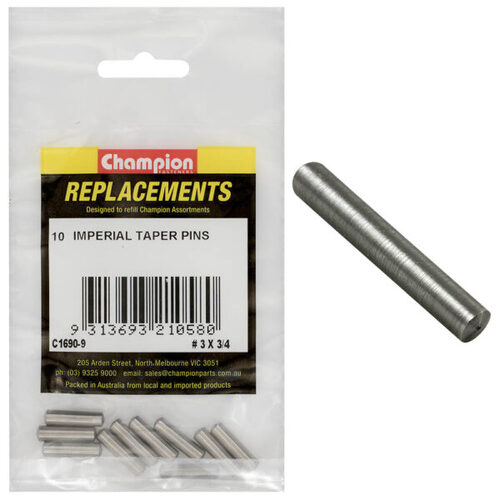Champion C1690-9 #3 X 3/1" Taper Pin - 10/Pack