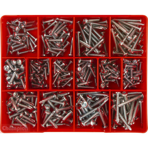 Champion CA1782 Pan Head Torx Self Drilling Screw Z/P Assortment Kit