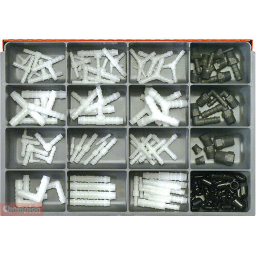 Champion CA2075 Vacuum Connector Assortment Kit, 134 Pieces