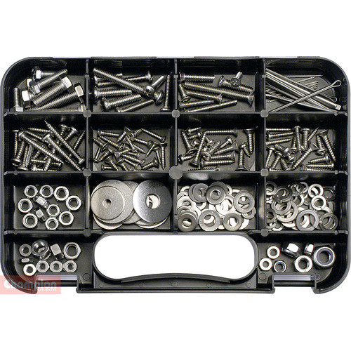Champion CA214 Stainless Steel Fastener (52 Sizes) Kit, 210 Pcs