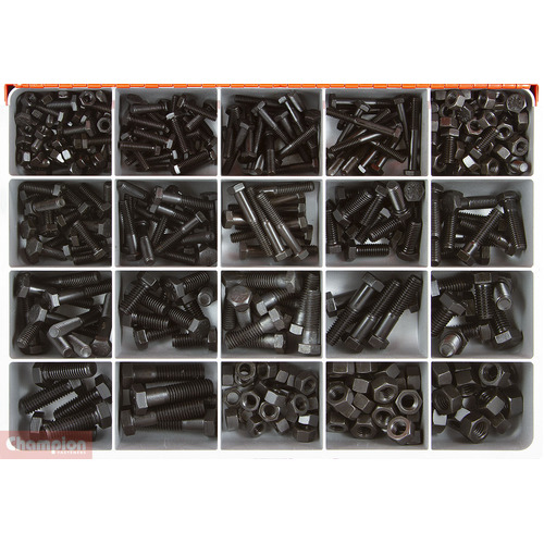 Champion CA2370 Bolt, Screw and Nut UNC Assortment Kit, 393 Pcs