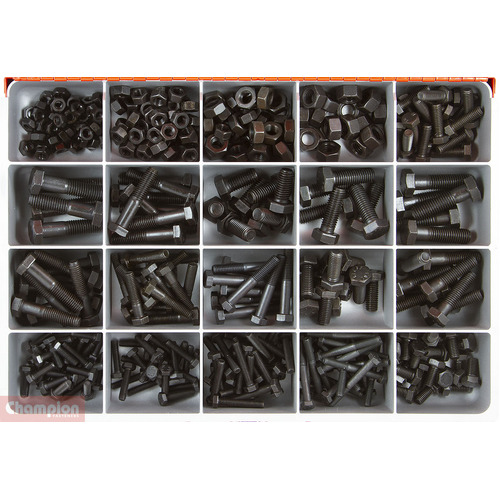 Champion CA2431 Bolt, Set Screw & Nut Metric Assortment Kit, 364 Pcs