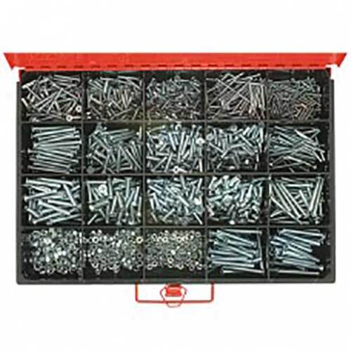 Champion CA2710 Countersunk Phillips Machine Screw & Nut Kit, 1650 Pcs