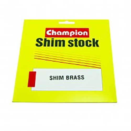 Champion CSB700 Shim Brass Sheet 150 x 150 x .05mm (.002") 6/Pack