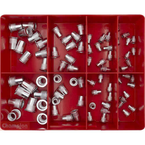 Champion CA506 Rivet Nut Insert Aluminium Assortment Kit