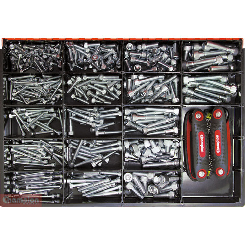 Champion CA5418 Socket Head Cap Screw Imperial Master Kit with Tool