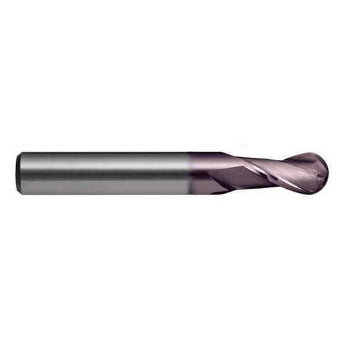 Sutton E5530200 2 x 57mm 2 Flute Ball Nose Slot Drill Carbide TiAIN