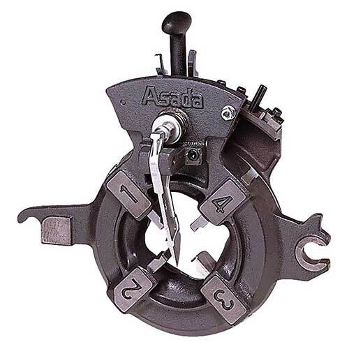 Asada SDHAS109 Diehead 1/4-3/8 BSPT, 3/8-1 BSW Suits B25 Pipe Machines