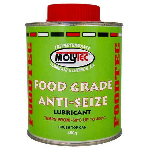 Molytec M953 Food Grade Anti-Seize Lubricant Brush Top Tin- 450g