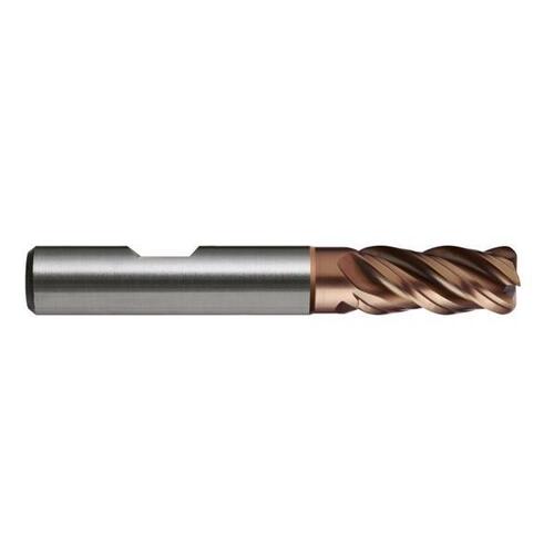 Sutton E4630610 6 x 57mm 4 Flute Corner Radius Endmill 1° Carbide Helical HB