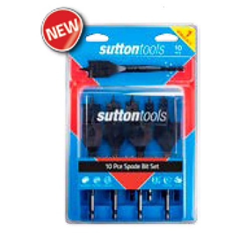 Sutton D501SS10 Spade Bit Set 10 piece - ABS Case