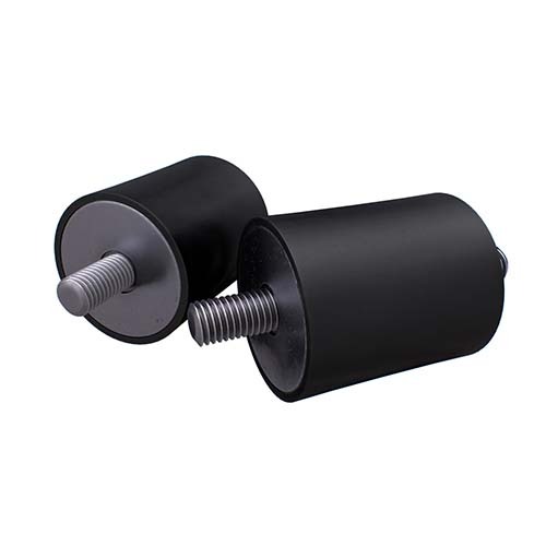 F25X20-B1 Cylindrical Rubber Mount 25 x 20mm Male-Male 55 Shore F25X20-B1 1 Pc
