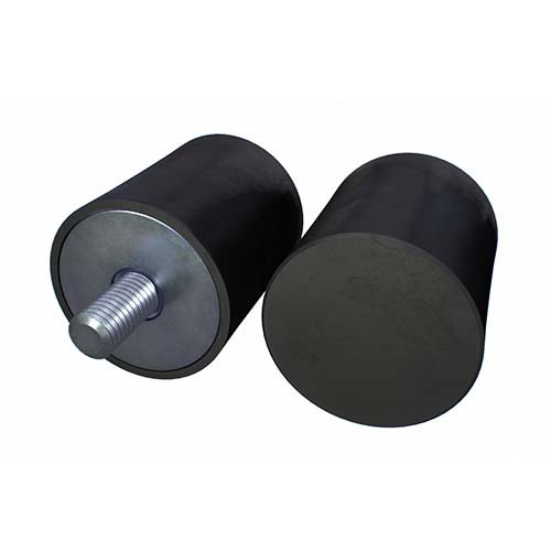 F25X20-B3 Cylindrical Rubber Mount 25 x 20mm Male-Buffer 55 Shore F25X20-B3 1 Pc