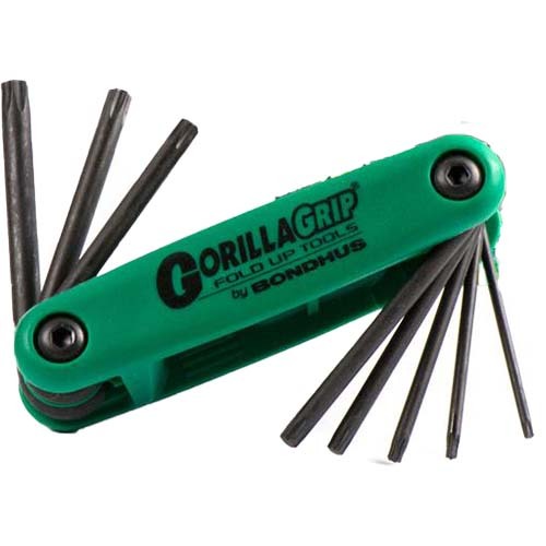 Bondhus BD12634 TORX Gorilla Grip Fold Up (T9 - T40) 8 Pieces