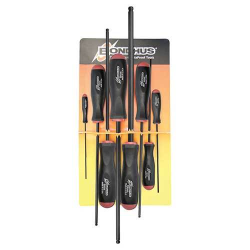 Bondhus BD10733 Ball End Screwdriver Metric Set (2 - 10mm) 8 Pieces