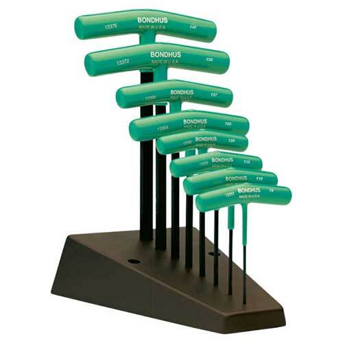Bondhus BD33034 Torx T-Handle Set (T9 - T40) 8 Pieces