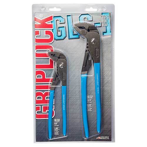 Channellock GLS-1 Griplock Tongue & Groove Plier Set 2 Pieces
